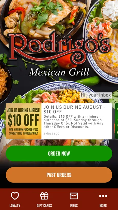 Rodrigo's Mexican Grill سکرین شاٹس