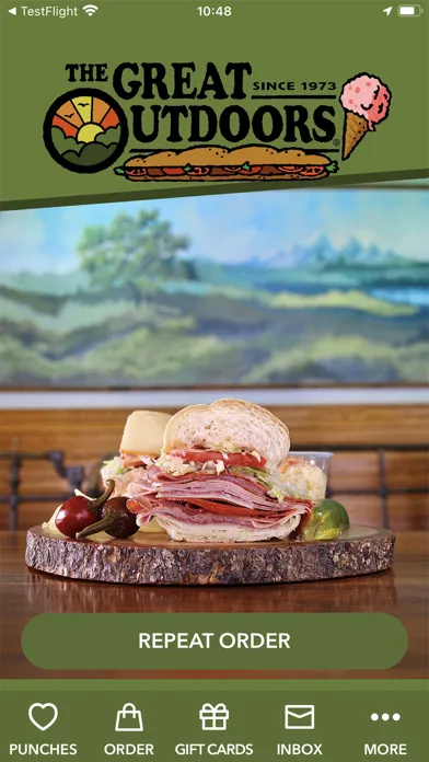 The Great Outdoors Sub Shop应用截图