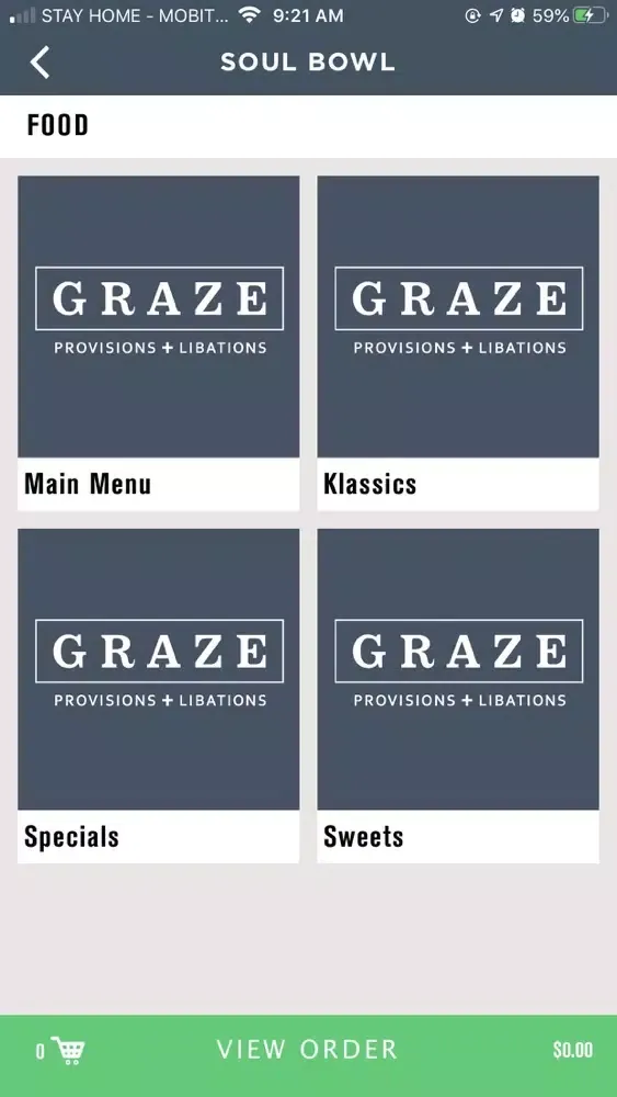 Capturas de pantalla de Graze Provisions + Libations