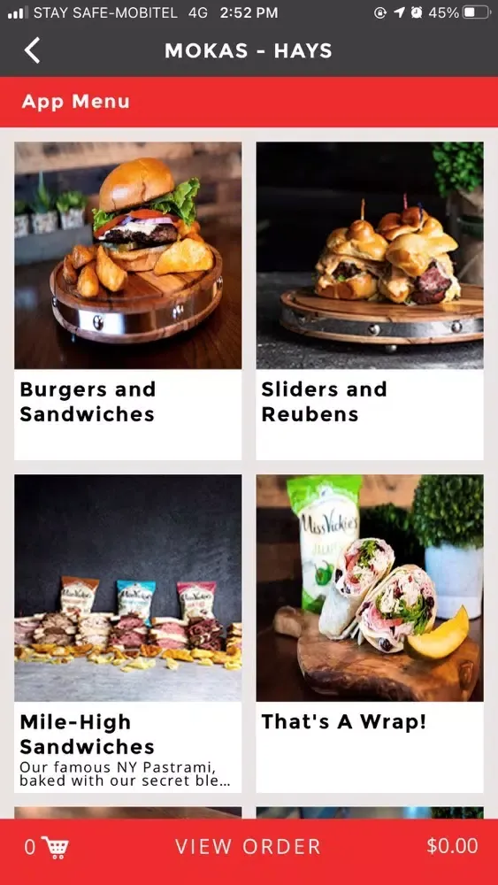 Mokas Cafe Mobile Ordering应用截图