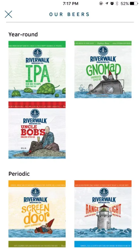 Tangkapan skrin Riverwalk Brewing