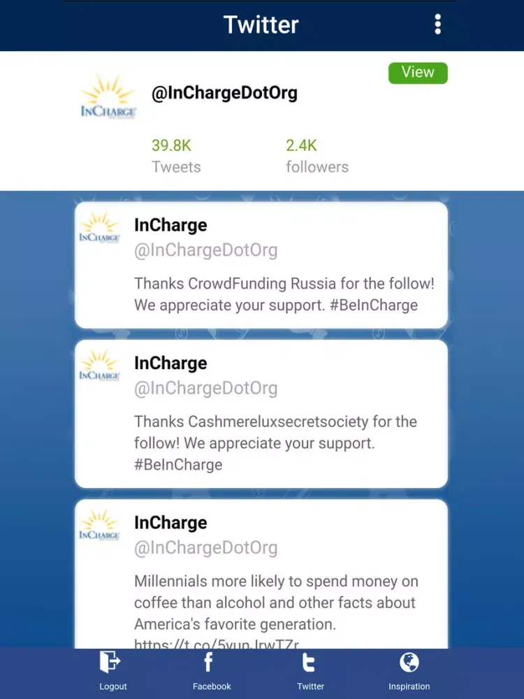 Ảnh chụp màn hình của I'm InCharge iPad 
