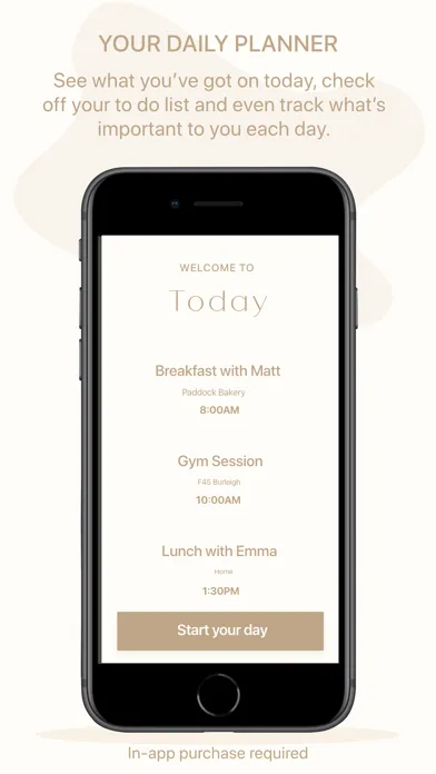 In Charge App Screenshots
