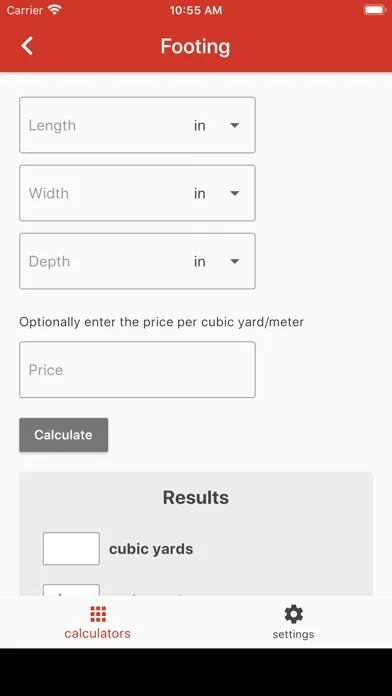 Capturas de pantalla de Concrete Calculator Plus