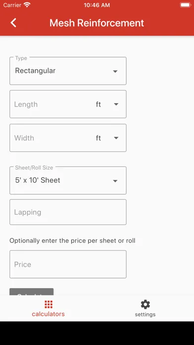 Capturas de pantalla de Concrete Calculator Plus