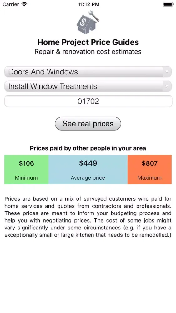 صور Home Project Price Guides