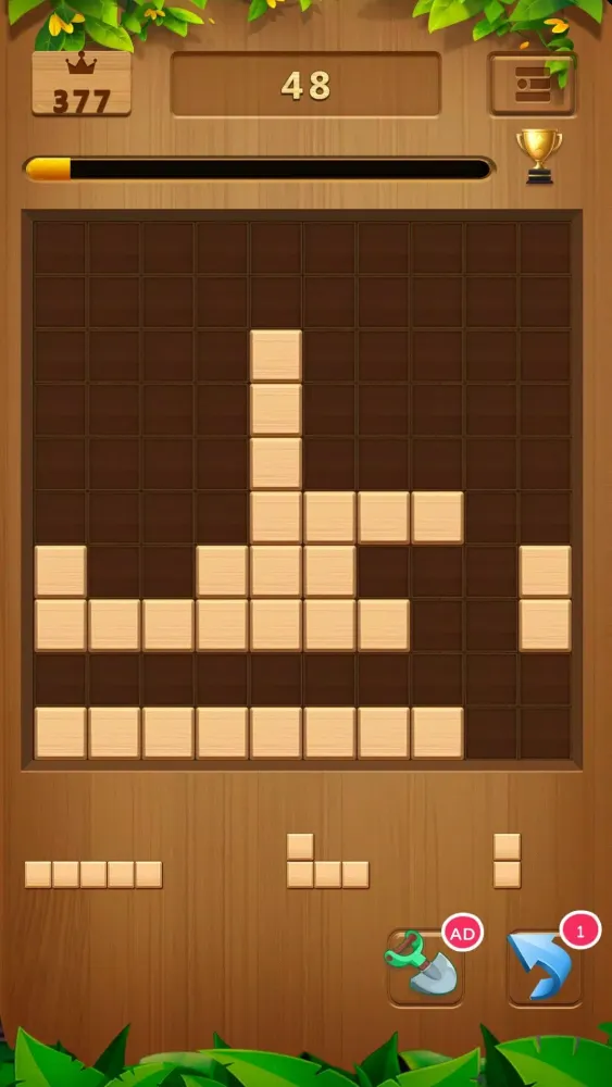 Wood Block Puzzle 2022 - 3D 스크린샷