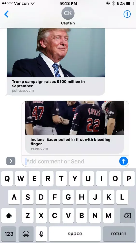 IM News: Share Updates in Sports, Tech, Politics Screenshots