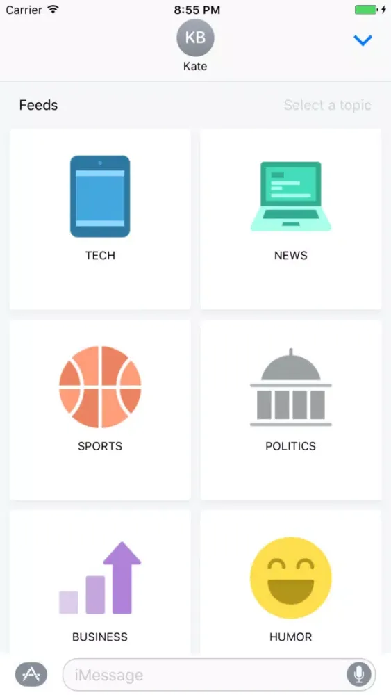 IM News: Share Updates in Sports, Tech, Politics Screenshots