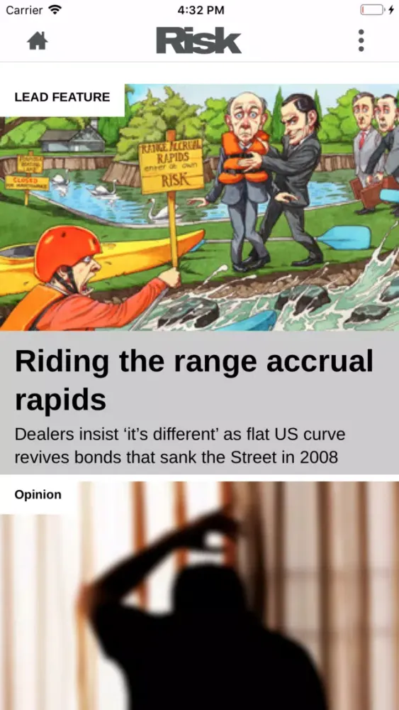Zrzuty ekranu Risk Magazine