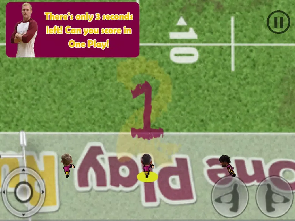 Tangkapan skrin One Play Rugby League iPad 