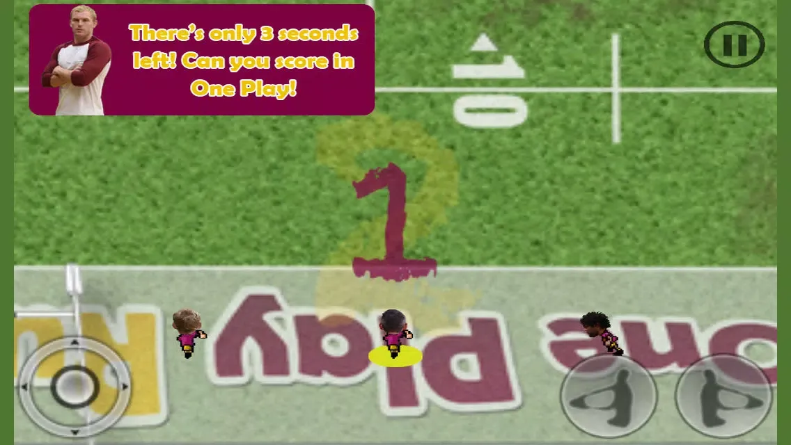 Tangkapan skrin One Play Rugby League