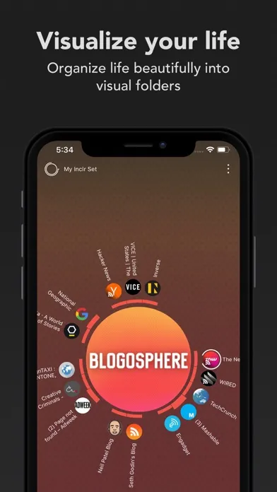 ภาพหน้าจอของ Inclr: Mindmap Notes Organizer