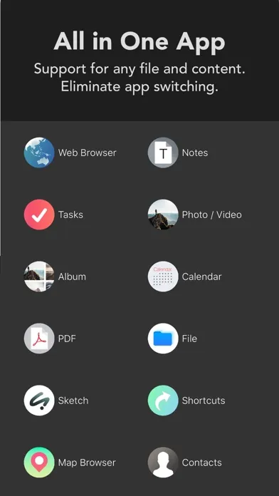 ภาพหน้าจอของ Inclr: Mindmap Notes Organizer