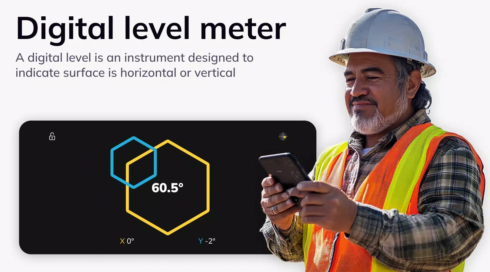 Ảnh chụp màn hình của LVL Tool: Measure Angle