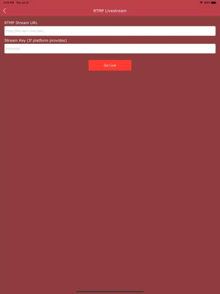 Zrzuty ekranu AZ Screen Recorder livestream iPad 