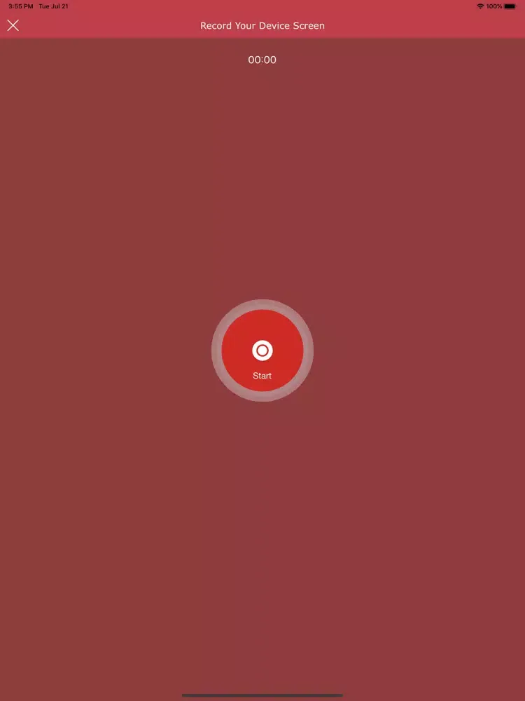 Zrzuty ekranu AZ Screen Recorder livestream iPad 
