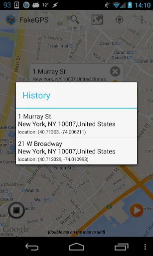 Capturas de pantalla de Fake GPS Go Location Spoofer