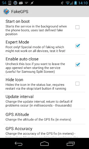 Capturas de pantalla de Fake GPS Go Location Spoofer