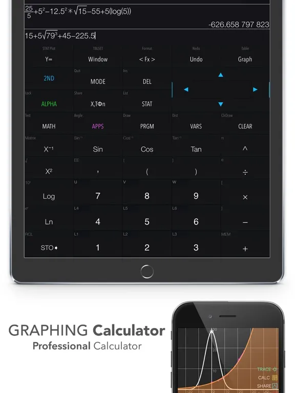 Graphing Calculator Plus iPad  Screenshots