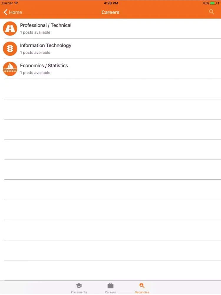 Ảnh chụp màn hình của Transport Malta Careers iPad 