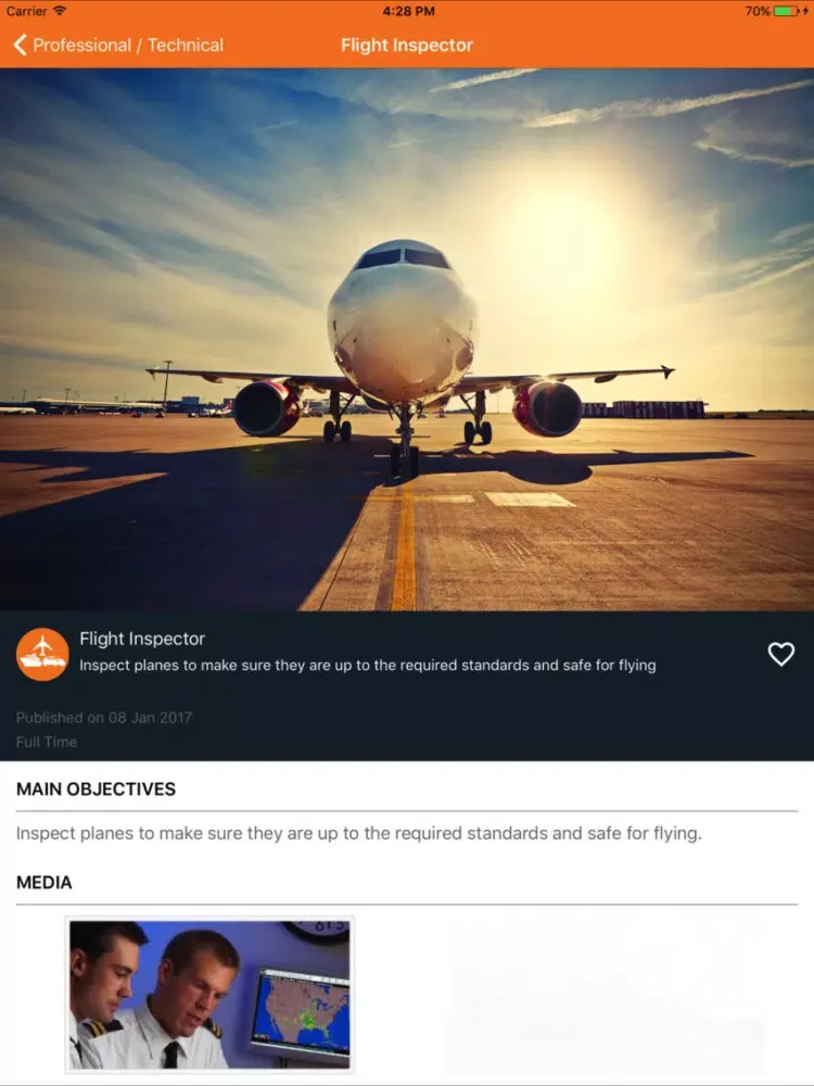 Ảnh chụp màn hình của Transport Malta Careers iPad 