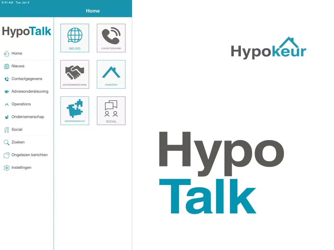 Tangkapan skrin HypoTalk iPad 