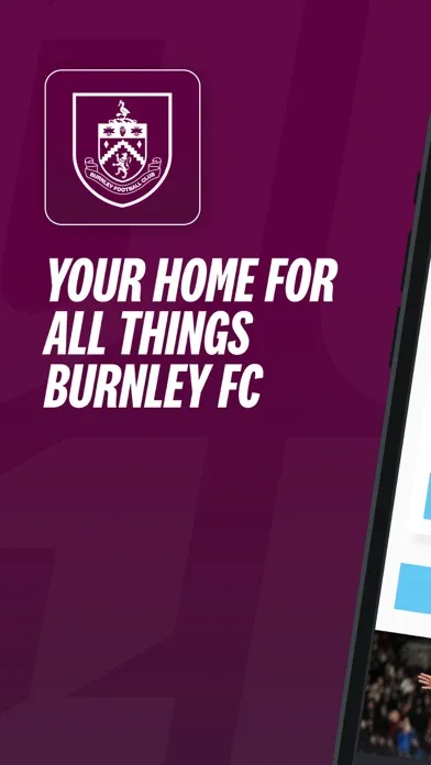 Capturas de pantalla de Official Burnley FC App