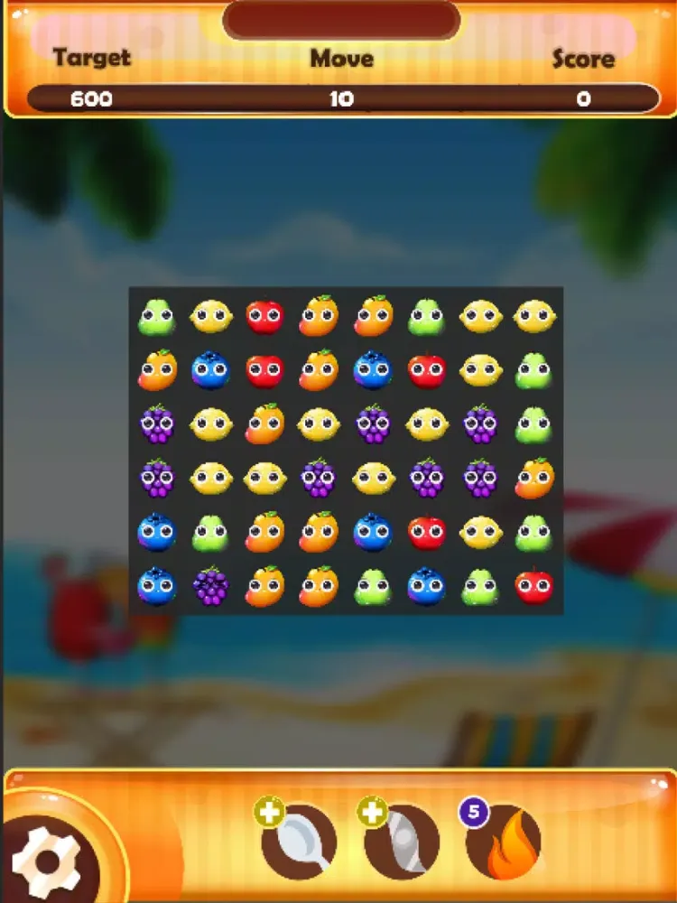 Fruit Punch - Match3 iPad 應用截圖
