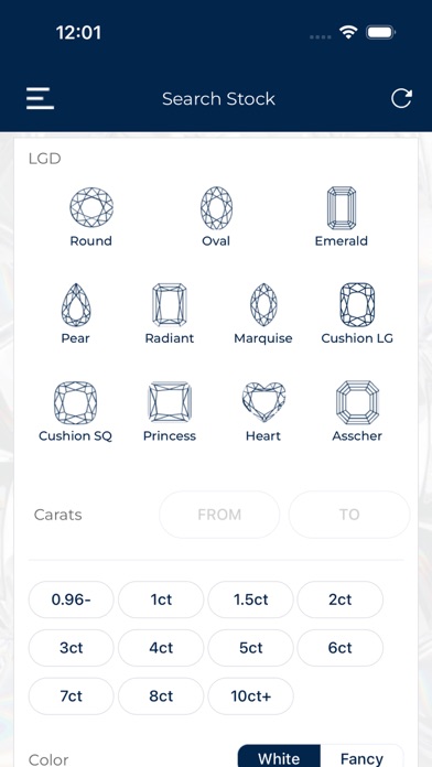 KIRA CVD Lab Grown Diamonds Screenshots