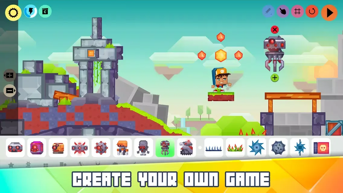 Tangkapan layar Createrria 2: Craft Your Games