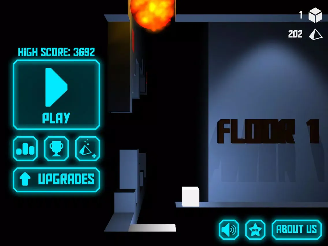 Capturas de pantalla de Cube Run - The Dark Building iPad 