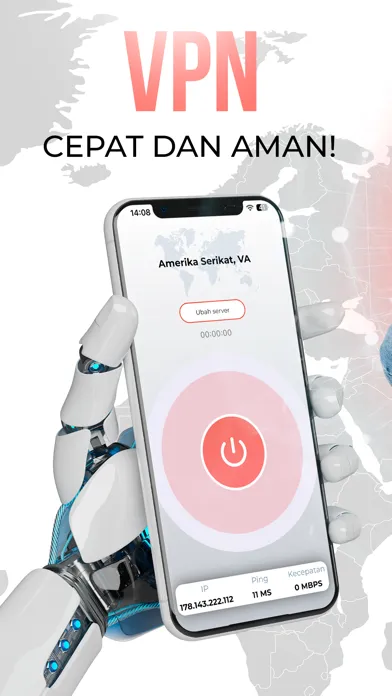 VPN Indonesia – Secure & Fast スクリーンショット