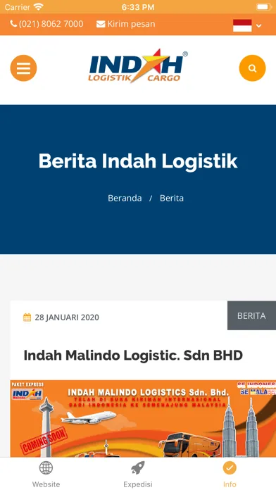 Zrzuty ekranu Indah Online