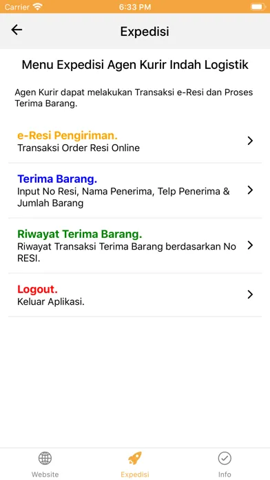 Zrzuty ekranu Indah Online