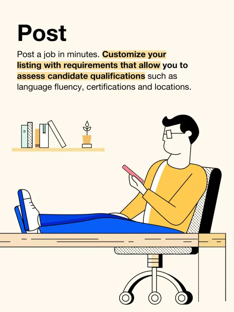 Indeed Employer: Recruit, hire iPad  Screenshots