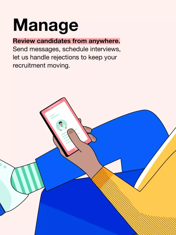 Indeed Employer: Recruit, hire iPad  Screenshots