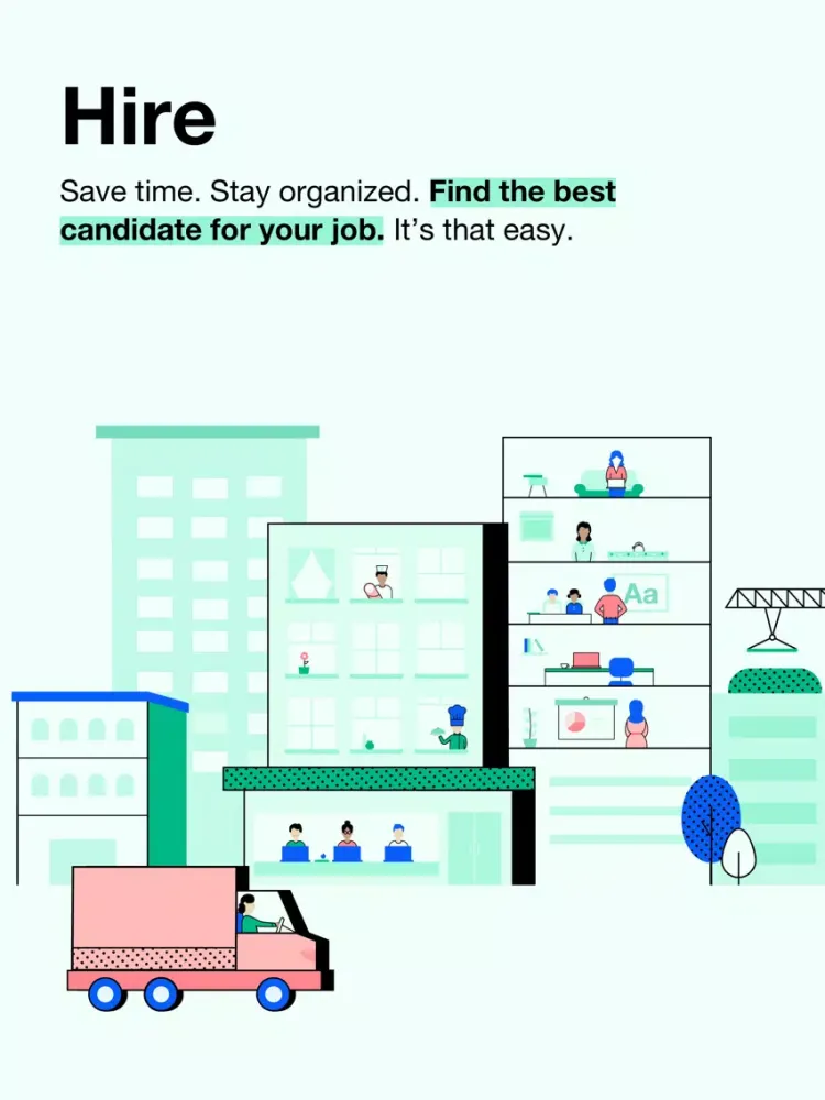 Indeed Employer: Recruit, hire iPad  Screenshots