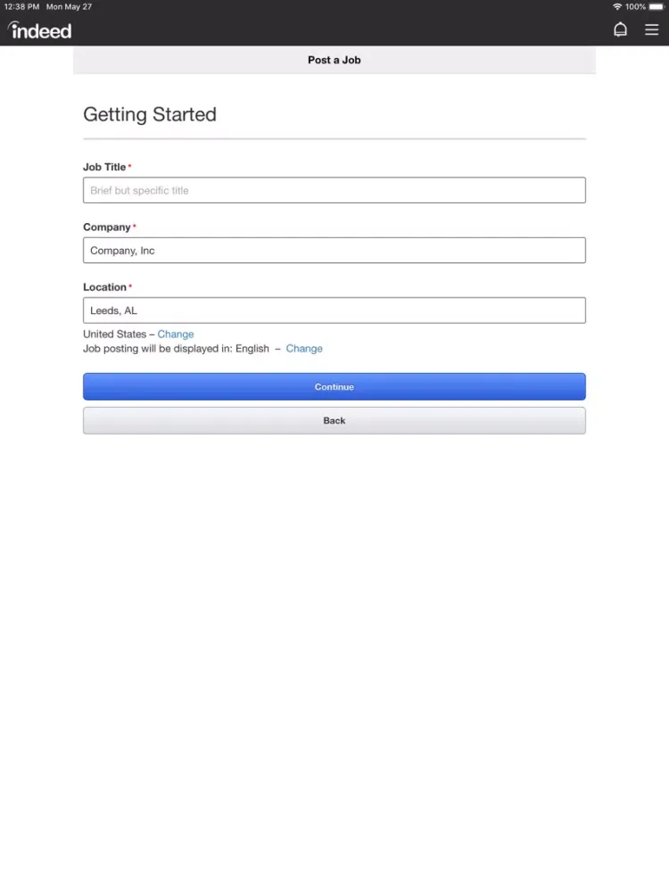 Indeed Employer: Recruit, hire iPad  Screenshots