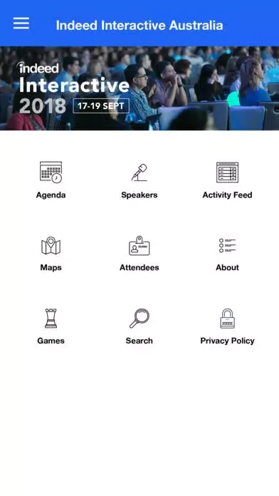 Zrzuty ekranu Indeed Events
