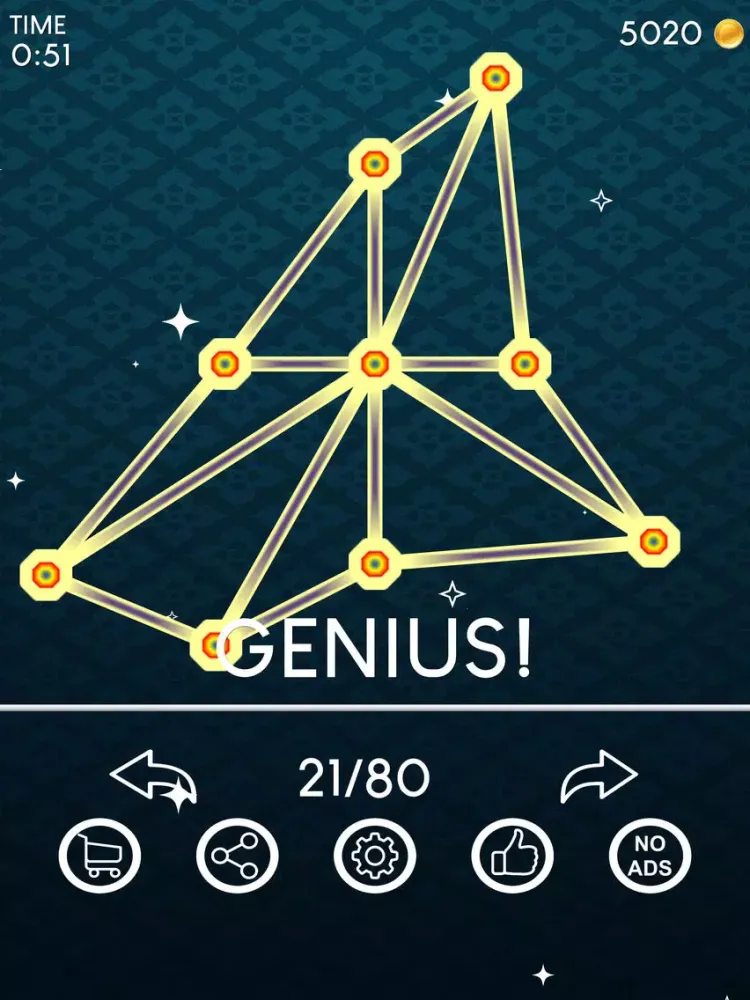 Tangkapan skrin Treksit - Untangle puzzle iPad 