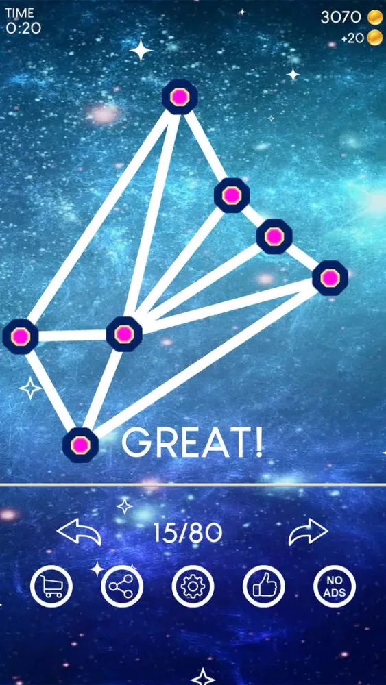 Tangkapan skrin Treksit - Untangle puzzle