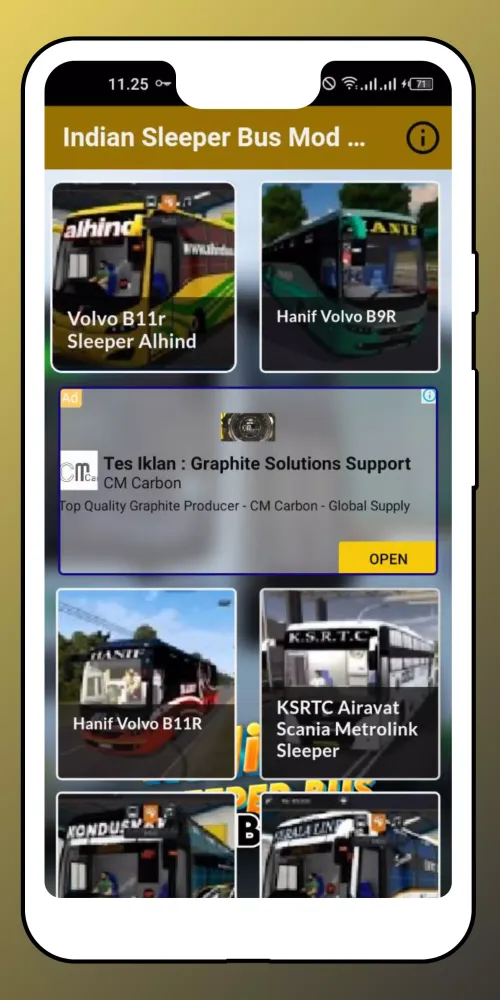 Indian Sleeper Bus Mod Bussid应用截图