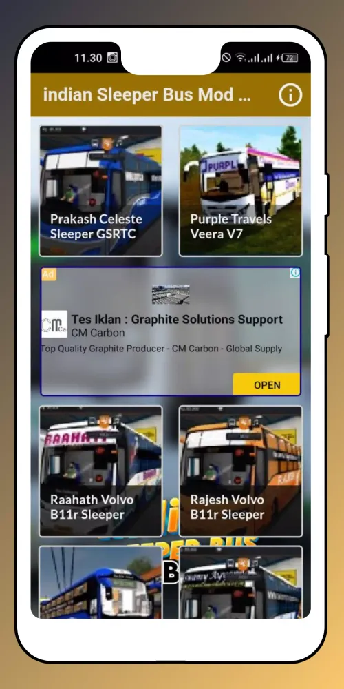 Indian Sleeper Bus Mod Bussid应用截图