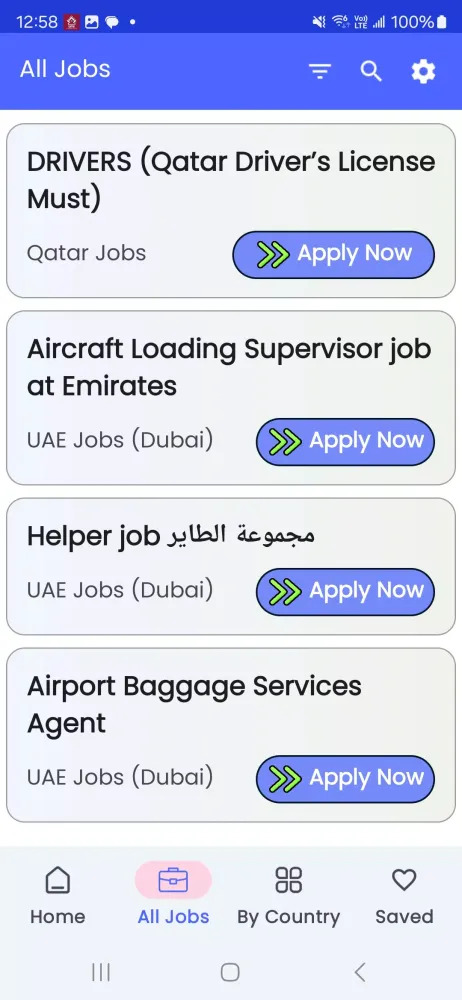 Indeezle - Fast Job Search App Screenshots