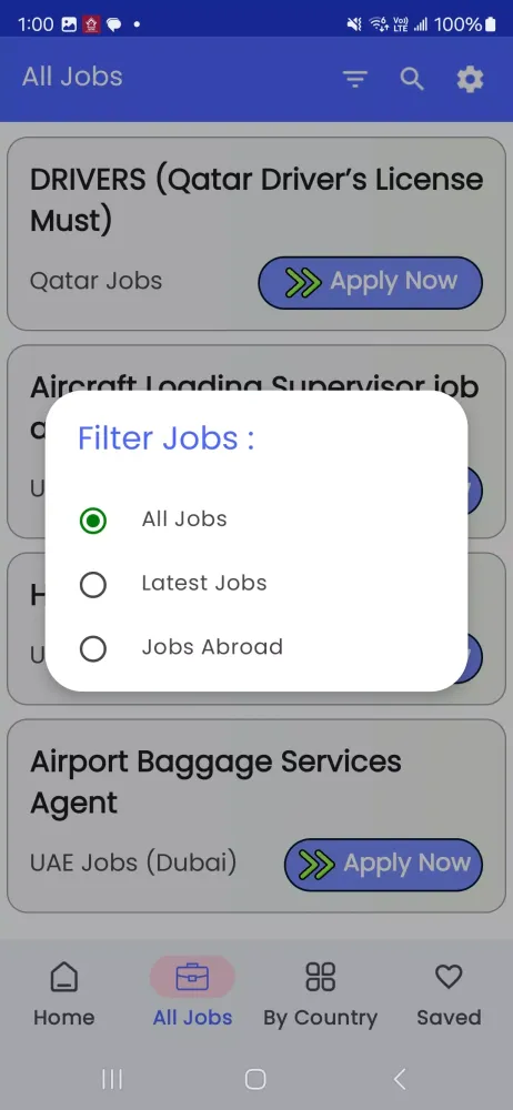 Indeezle - Fast Job Search App Screenshots
