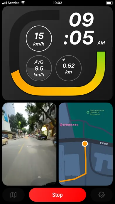 CycleHUD - speed route tracker স্ক্রিনশট