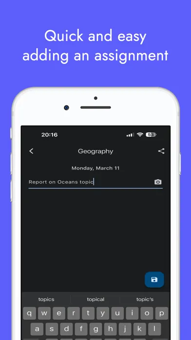 Homework Planner: Plan & Study Screenshots