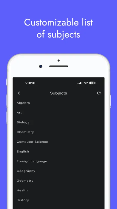 Homework Planner: Plan & Study Screenshots