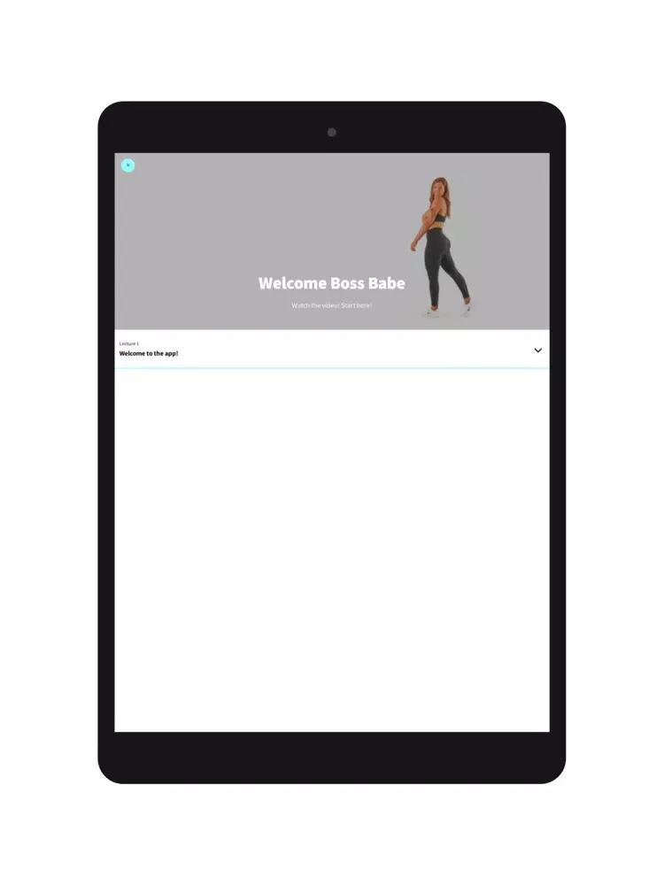 JFIT iPad  Ekran Görüntüleri